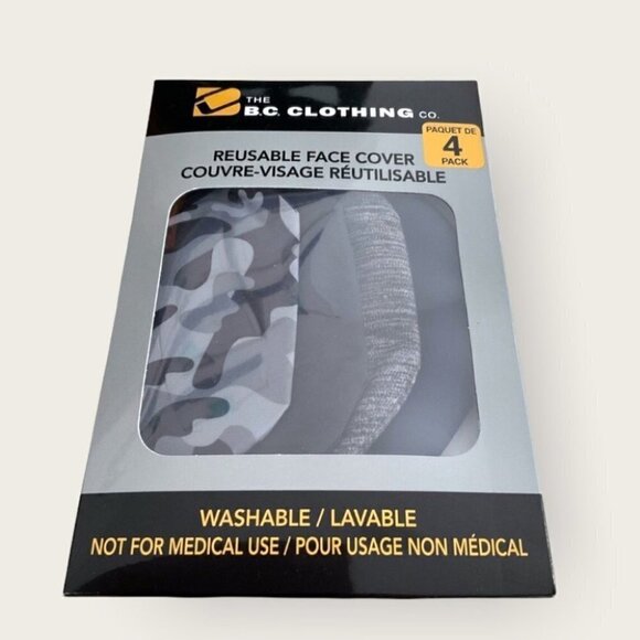 Face Cover/Masks Reusable 4 pack NWT - Picture 1 of 3